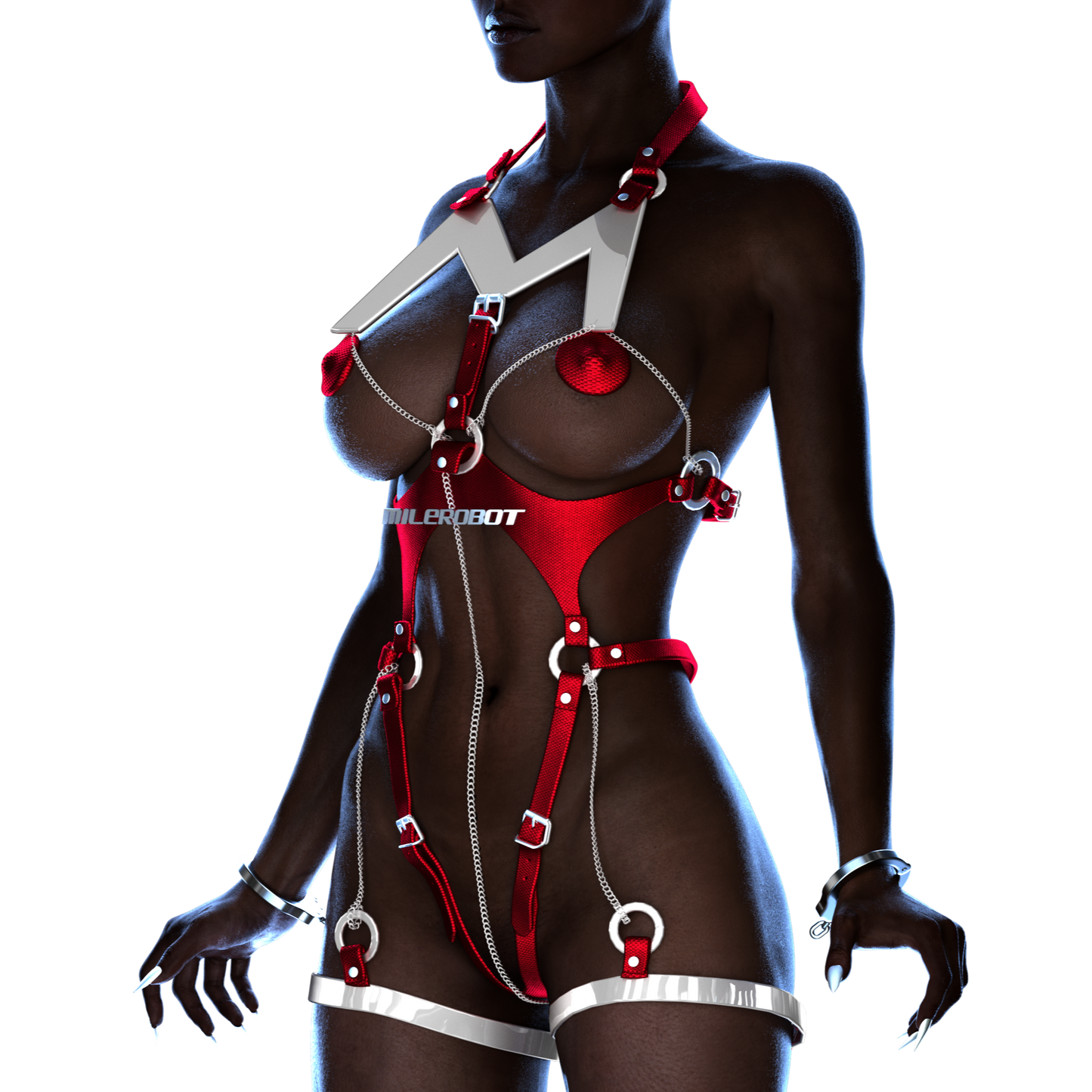 Bodysuit MAIA red