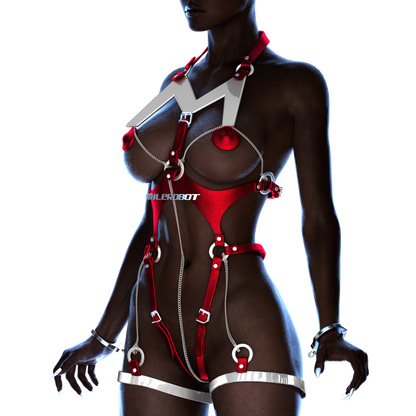 Bodysuit MAIA red