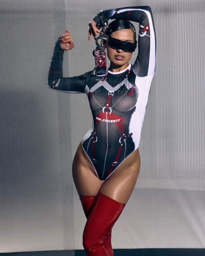 Bodysuit MAIA red